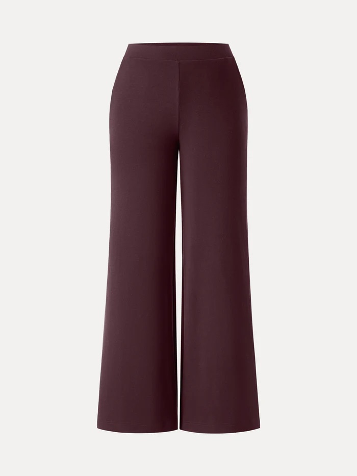 Ogl Waffle Ribbed Straight Leg Pants Xs